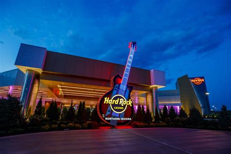 Hard rock gary indiana - Casino. HALF OFF HARD ROCK CAFE Guests 55+ Receive 50% Off WEDNEDAYS | 11AM – 11PM. Guests 55 years & better receive 50% off. Redeem offer directly at Hard Rock Cafe. 50% off pre-taxed meal of up to $40. Must present Unity Rewards card and a valid ID. Cash or credit payment only.